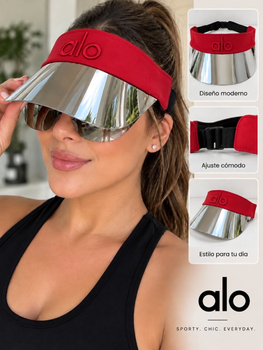 Alo Yoga Style Airlift Solar Visor